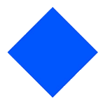 Blaues Quadrat