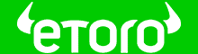 Das Logo von eToro in grün mit weißem Schriftzug_1